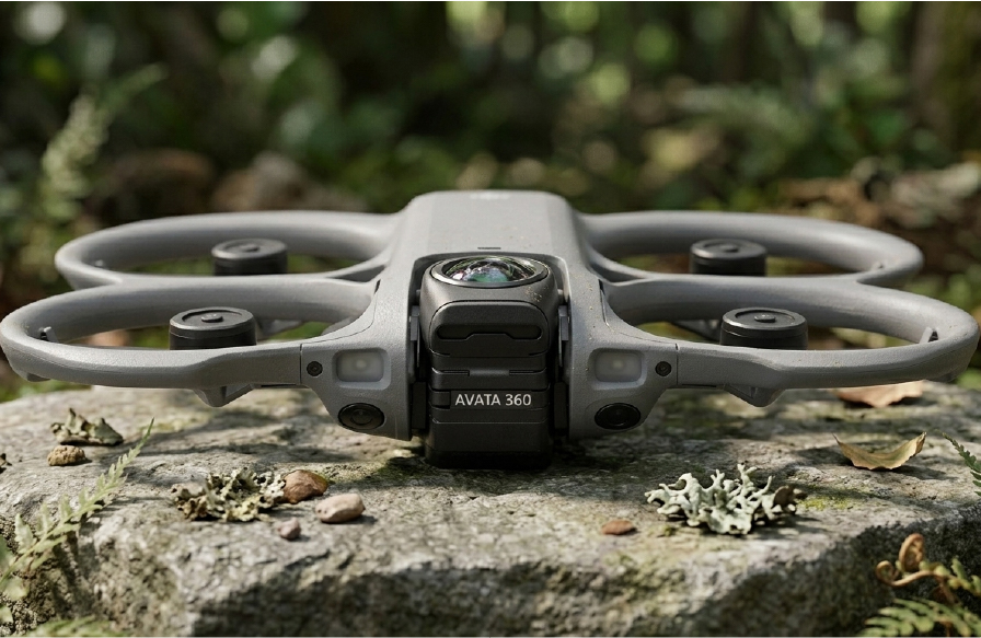 DJI Avata 360 : Drone FPV cinéma LOG 10bits objectif 360° pour plans à effets et post-production