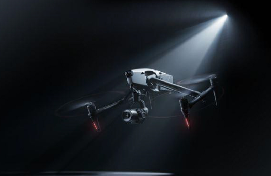 DJI Inspire 3 : Drone cinéma 8K ProRes RAW double commande pilotage/cadrage pour tournage professionnel