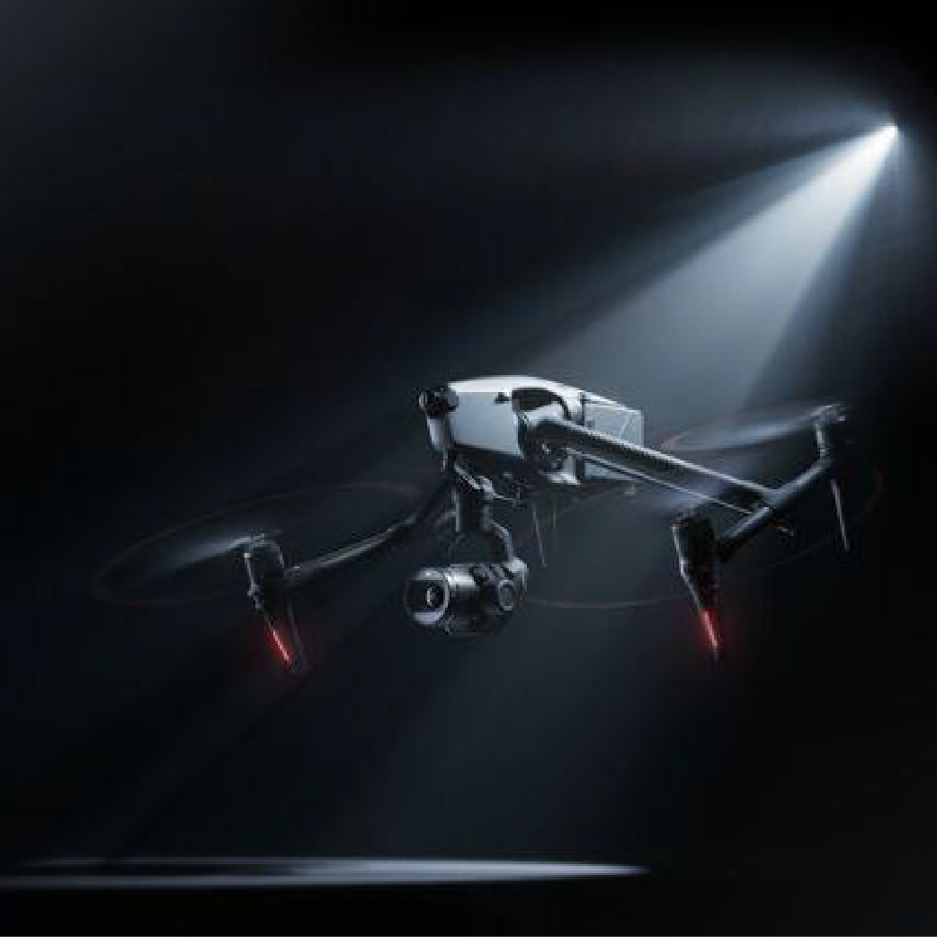DJI Inspire 3 : Drone cinéma 8K ProRes RAW double commande pilotage/cadrage pour tournage professionnel