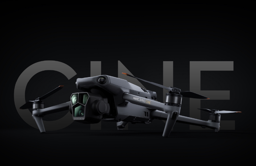 DJI Mavic 3 Ciné : Drone cinéma Hasselblad ProRes 422 HQ 10bits RAW 12bits pour tournage TV