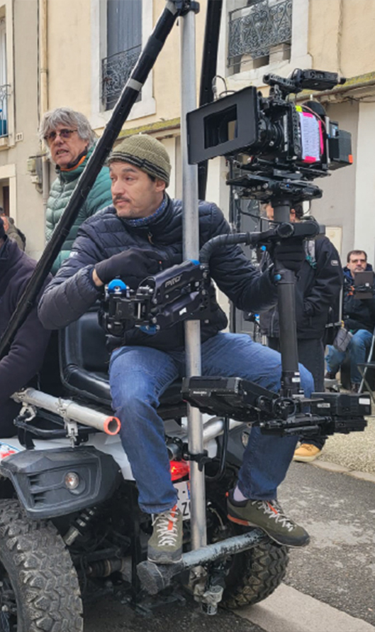 Garfield Proaim : Kit montage rigide bras Steadycam compatible quad et plateau électrique tournage professionnel