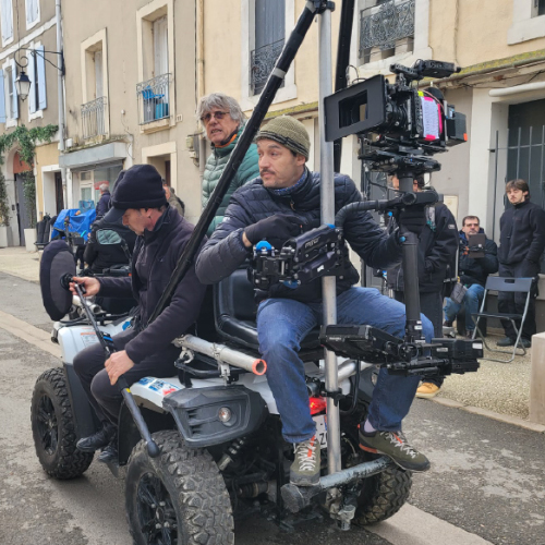Garfield Proaim : Kit montage rigide bras Steadycam compatible quad et plateau électrique tournage professionnel