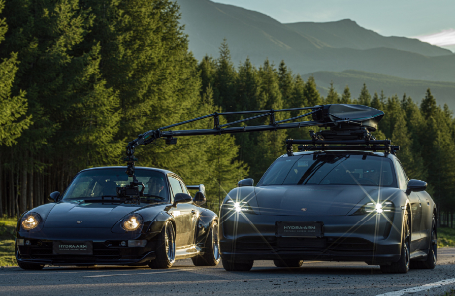 Tilta Hydra : Grue de toit type Russian Arm véhicule compatible Ronin 4D contrôle intérieur tournage cinéma